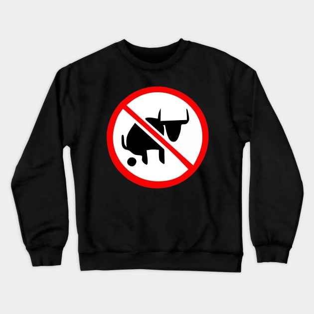 No Bullshit Crewneck Sweatshirt by  The best hard hat stickers 